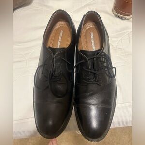 Black Leather Johnston&Murphy Men’s Loafers